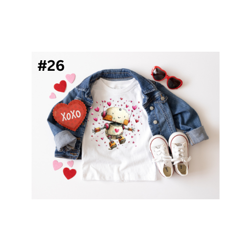 Kids Valentine Tees